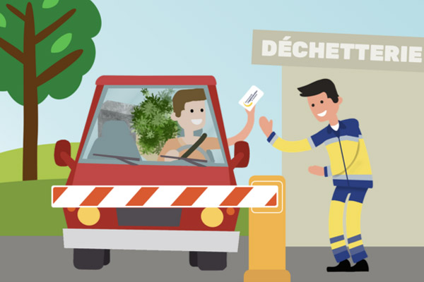 Carte déchetterie